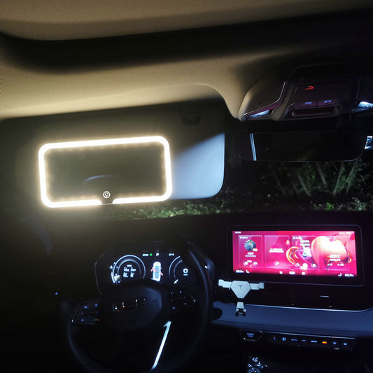 LED Make-up Mirror For Sunvisor