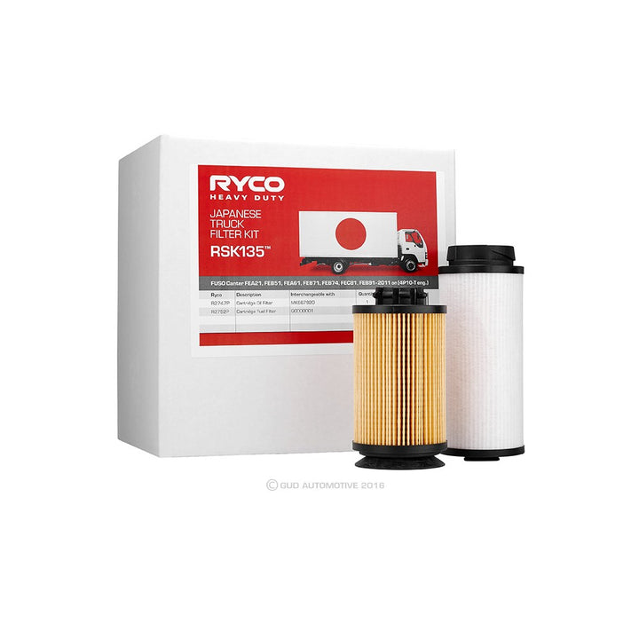 Ryco Heavy Duty Service Kit RSK135 Fuso Canter 4P10-T