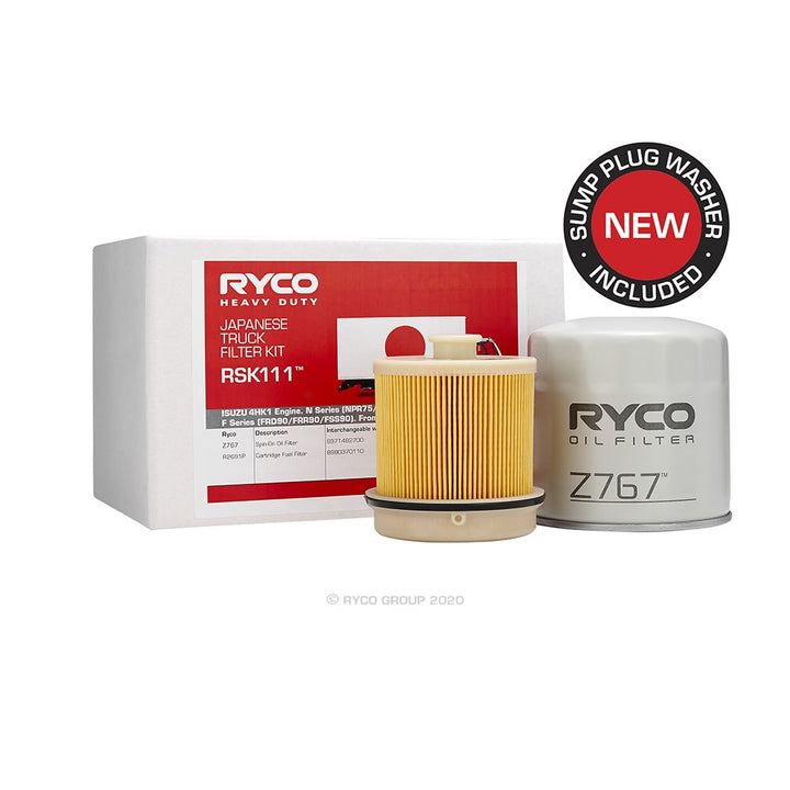 Ryco Heavy Duty Service Kit RSK111 Isuzu 4HK1