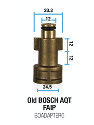 Bowden's Own Snow Cannon Adaptor - Old Bosch AQT/Faip