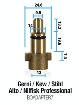Bowden's Own Snow Blow Cannon Adaptor Gerni/Stihl/Alto/Nilfisk Pro