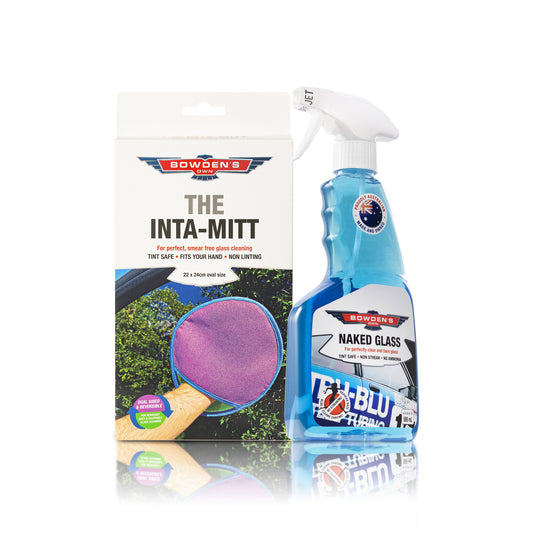 Bowden's Own Naked Glass 500mL and Inta-Mitt Pack BONIP