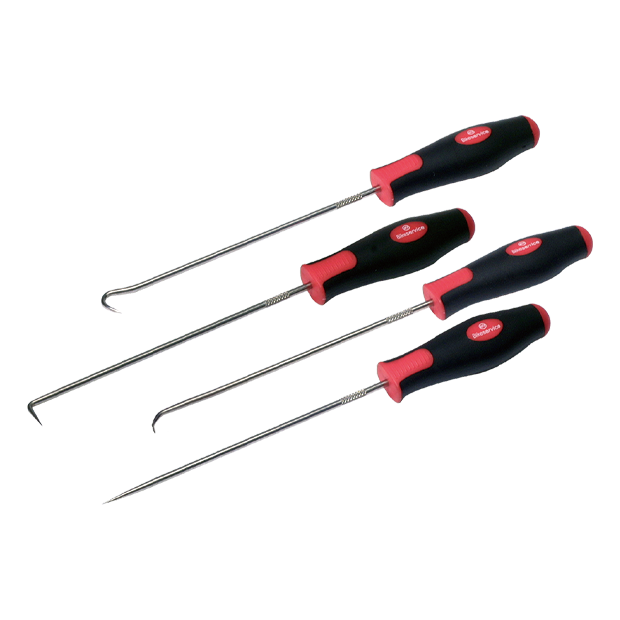 BikeService Pick and Hook Set Long 4 Piece - 152mm - BS0230