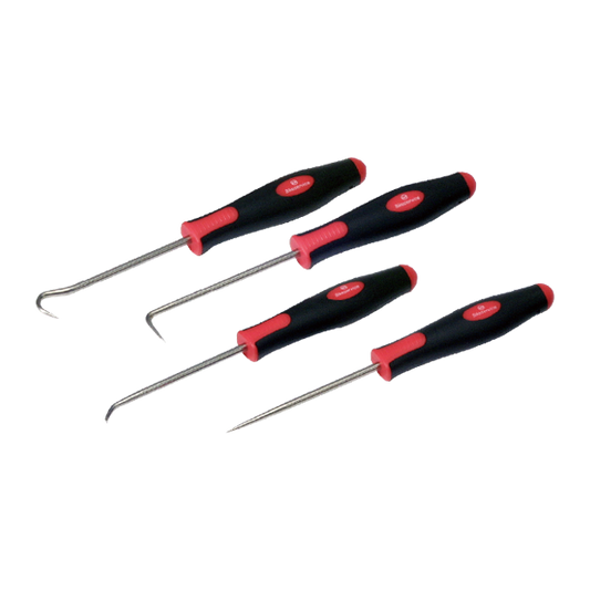 BikeService Pick and Hook Set Short 4 Piece - 76mm - BS1234