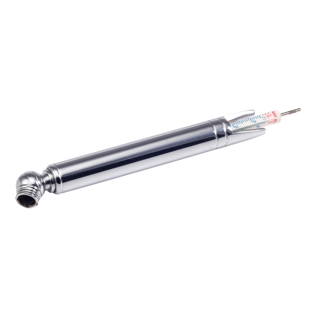 BikeService Tyre Pressure and Thread Depth Gauge - 0 - 50 PSI, 0-10mm, 0-1/32 Inch - BS3211