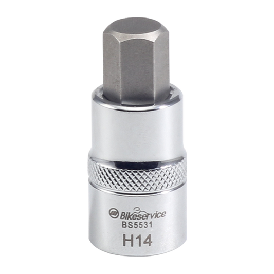BikeService Internal Axle Allen Key Socket - 14mm - BS5531