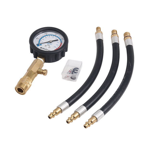 BikeService Cylinder Compression Test Kit - 0 - 300 PSI, M10x1.0, M12x1.25, M14x1.25 - BS8001