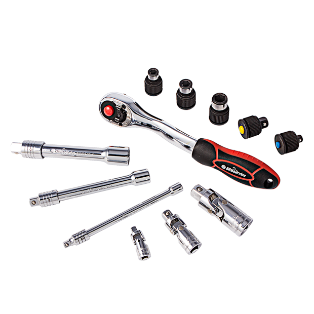 BikeService Multi Function Ratchet Wrench Set - BS80056