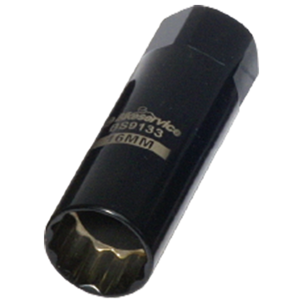BikeService Spark Plug Socket Extra Thin Wall - 16mm - BS9133
