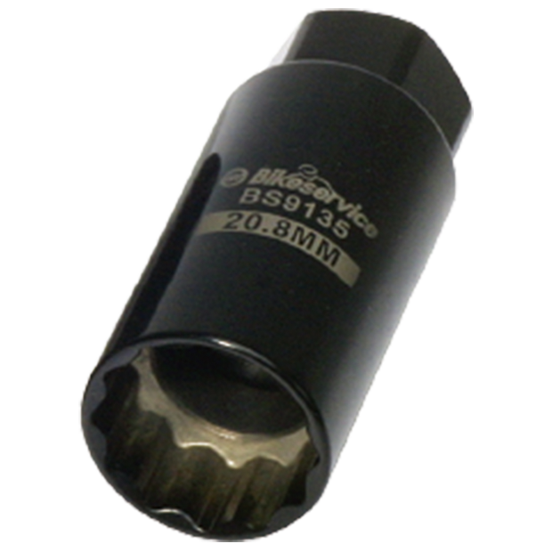 BikeService Extra Thin Wall Spark Plug Socket 21mm