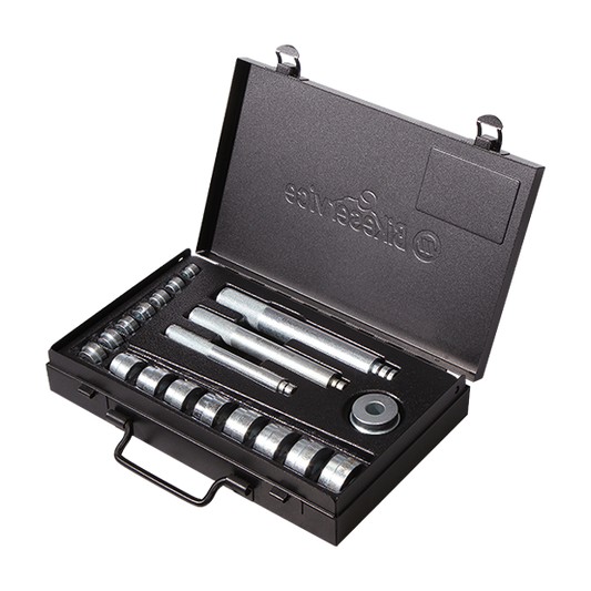BikeService Bushing Drive Set 19 Piece - 3/8-1 3/8 Inch - BS9145