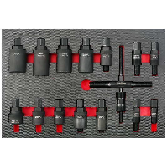 BikeService Magneto Flywheel Puller Set - 15PC - BSB00391