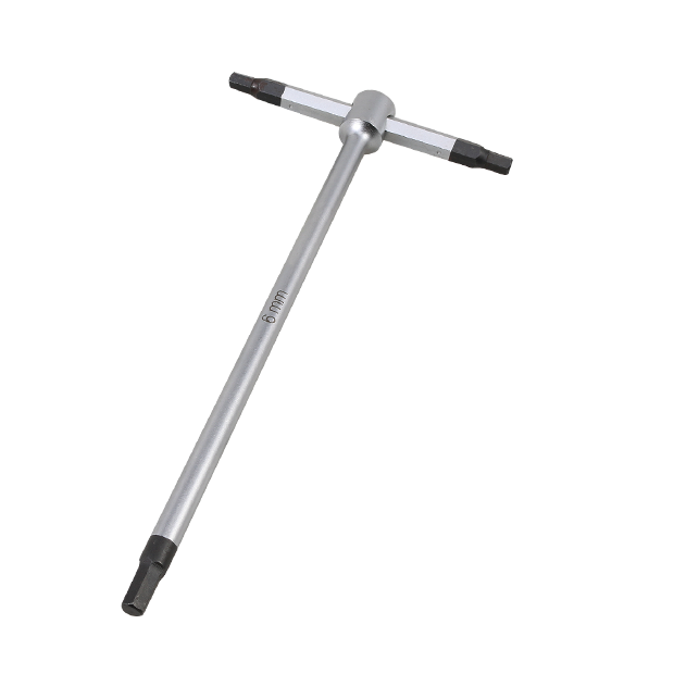 BikeService T Handle Hex Wrench - 6x210mm - BSG01685-08
