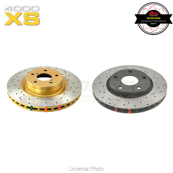 DBA 4000 XD Drilled Dimpled Rotors Pair