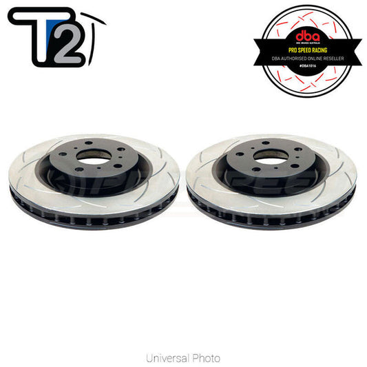 DBA T2 Street Slotted Rear Rotors Pair