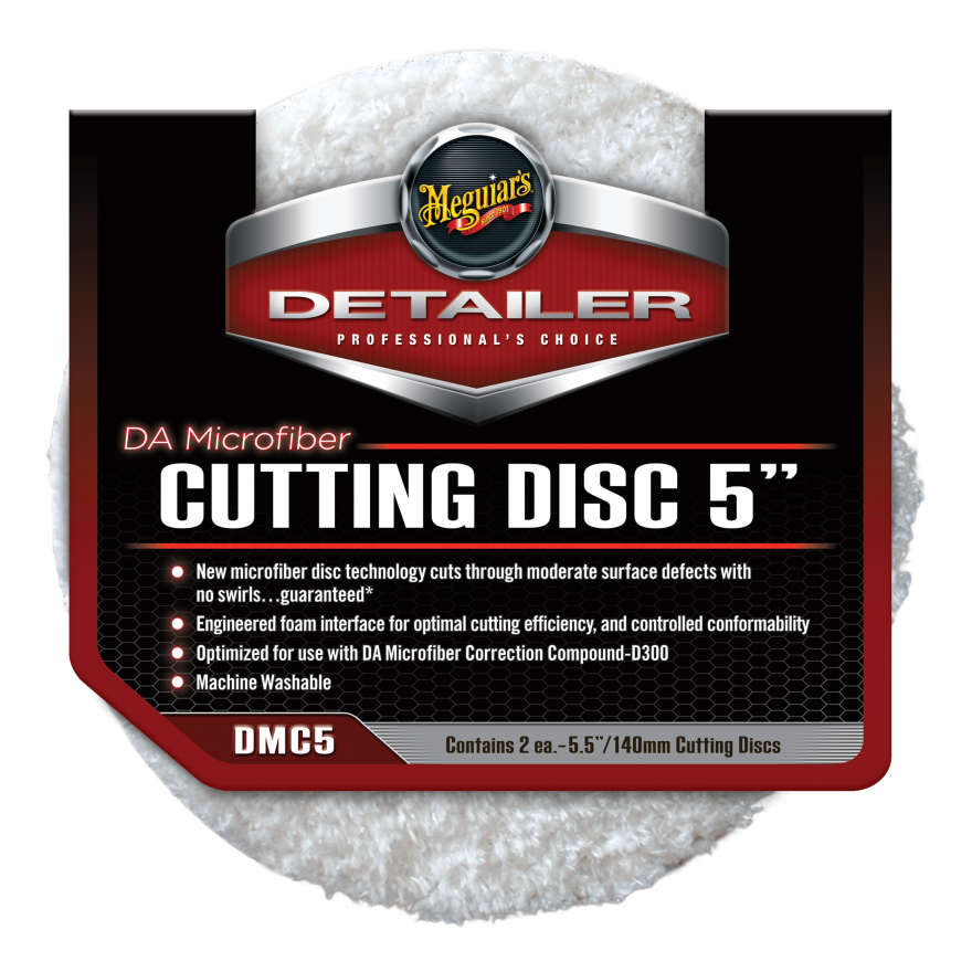 Meguiar's DA Microfibre Cutting Disc 5 inch 2 pack
