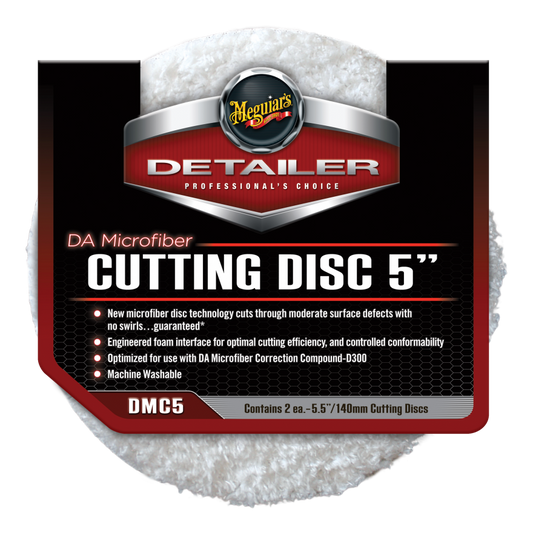 Meguiar's DA Microfibre Cutting Disc 5 inch 2 pack