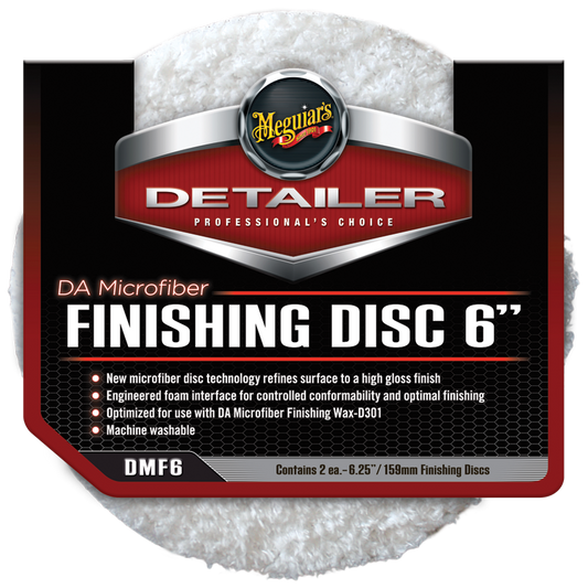 Meguiar's DA Microfibre Finishing Disc 6 inch 2 pack