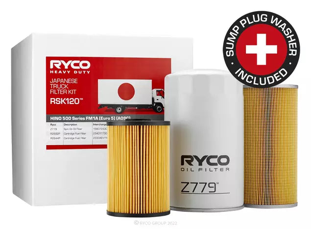 Ryco Heavy Duty Service Kit RSK120 Hino 500 FM1A GH1A