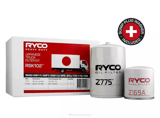 Ryco Heavy Duty Service Kit RSK102 Isuzu NPS Ryco part RSK102 automotive filter service kit
