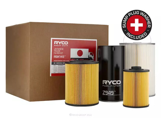 Ryco Service Kit to suit UD CWB4/GKB4/GWB4 - RSK145 Ryco part RSK145 automotive filter service kit