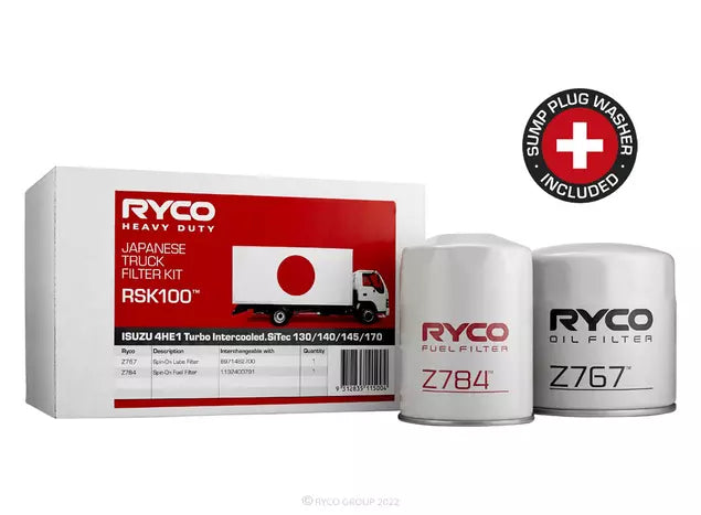 Ryco Heavy Duty Service Kit RSK100 Isuzu NPR NQR NPS
