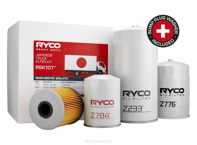 Ryco Service Kit to suit Isuzu FVD23 FVM23 FVR23 FVY23 FVZ23 - RSK107