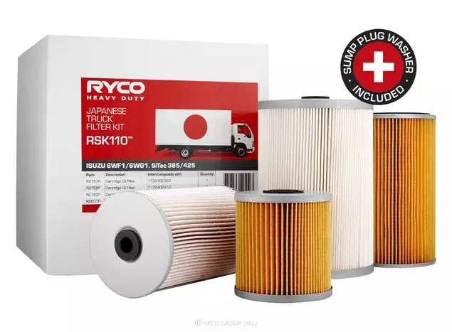 Ryco Heavy Duty Service Kit RSK110 Isuzu Giga 6WF1 6WG1