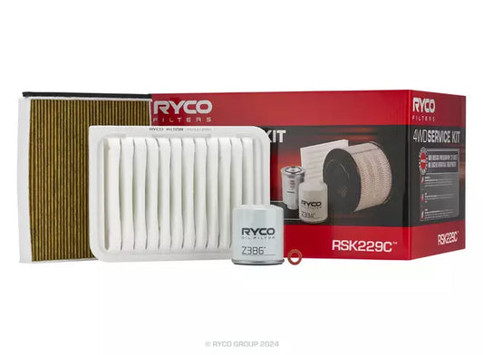 Ryco Service Kit to suit Toyota Yaris NCP90R - RSK229C Ryco part RSK229C automotive filter service kit