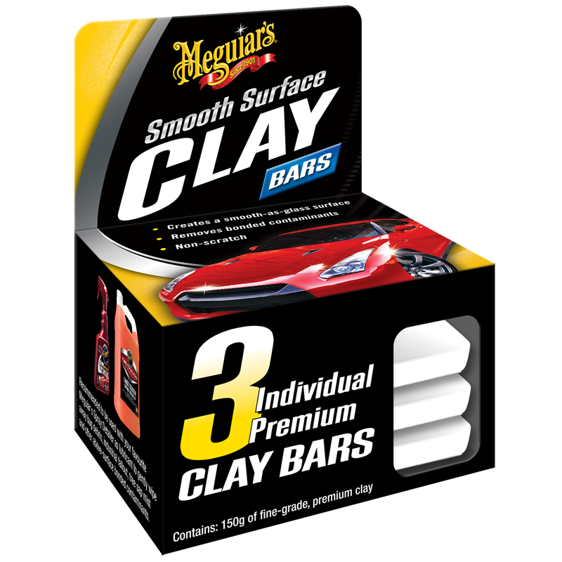 Meguiar's Smooth Surface Clay Bar 3 Pack