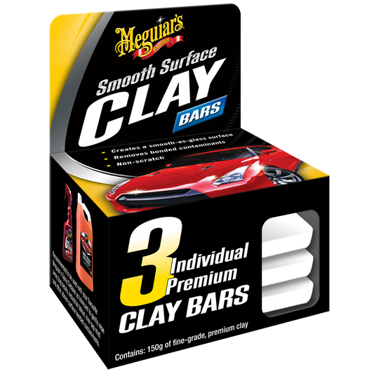 Meguiar's Smooth Surface Clay Bar 3 Pack