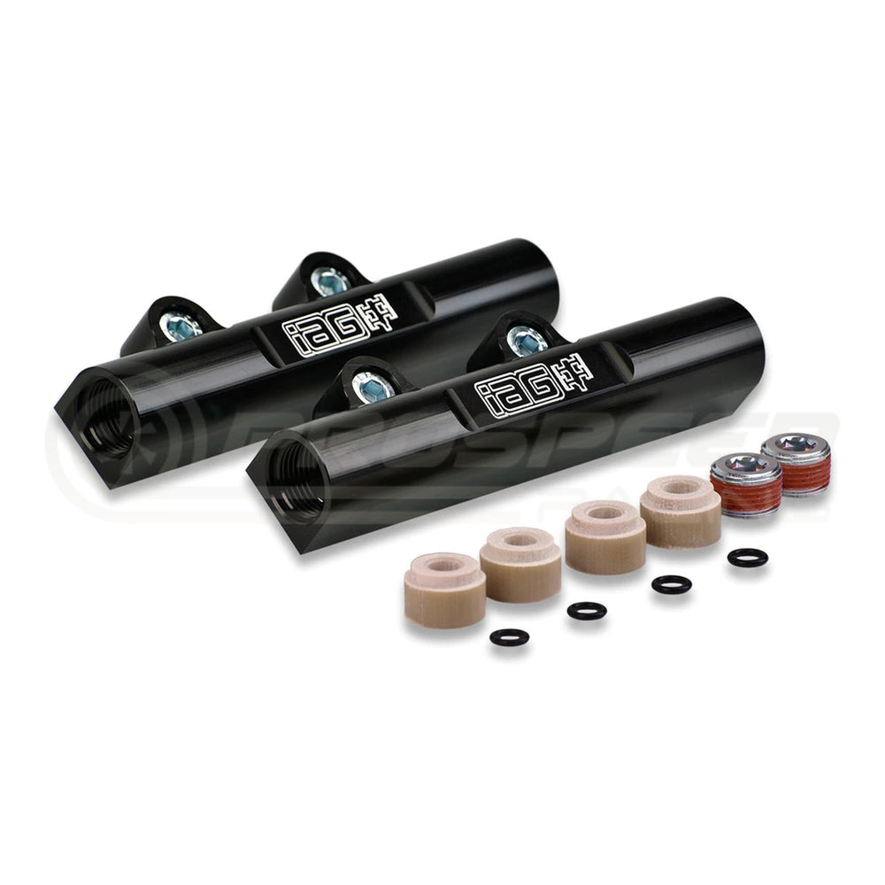 IAG Performance V3 Top Feed Fuel Rails Black Subaru WRX STI Forester XT Liberty GT IAG-AFD-2102BK