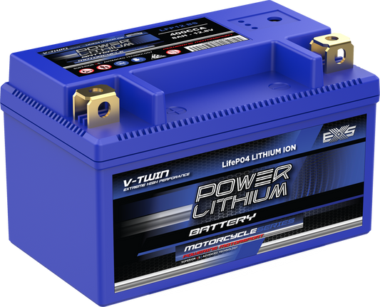 Power Lithium Deep Cycle 12.8V 8AH 400CCA Motorcycle Battery - LFP12-BS