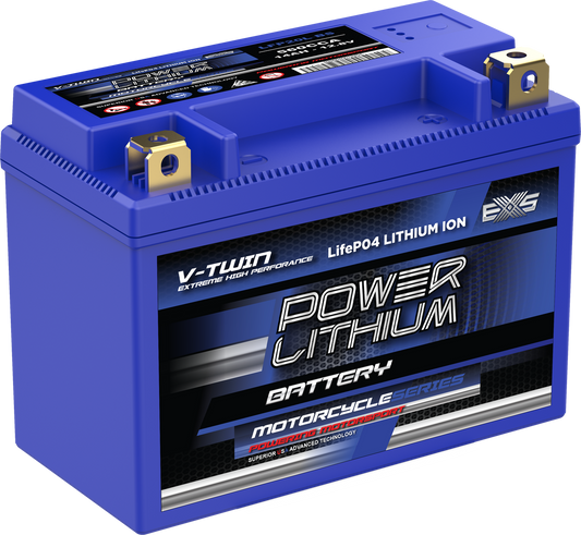Power Lithium Deep Cycle 12.8V 14AH 560CCA Motorcycle Battery - LFP20L-BS