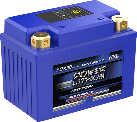Power Lithium Deep Cycle 12.8V 3AH 200CCA Motorcycle Battery - LFP5L-BS