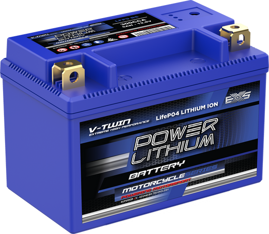 Power Lithium Deep Cycle 12.8V 5AH 300CCA Motorcycle Battery - LFP9-BS
