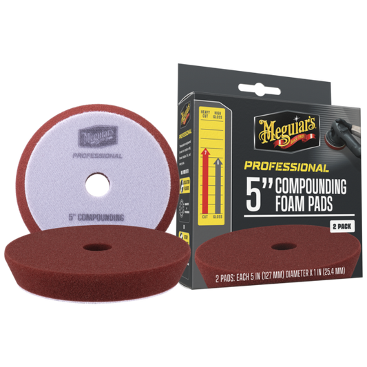 Meguiar's 5 INCH COMPOUNDING FOAM PADS - 2 PACK