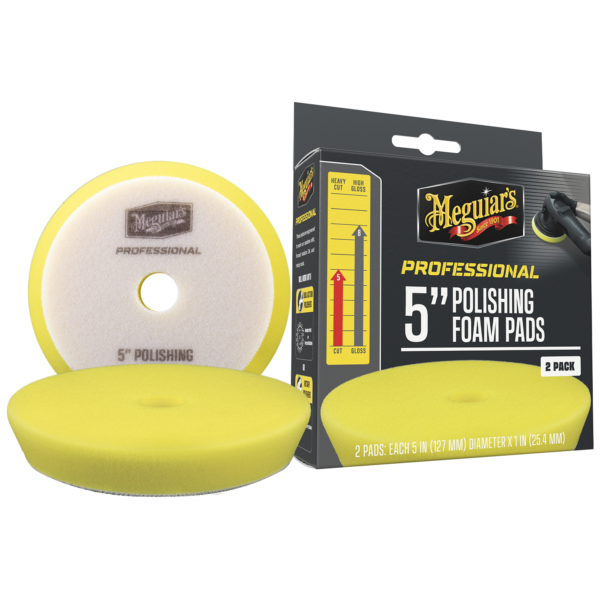 Meguiar's 5 INCH FOAM POLISHING PADS - 2 PACK