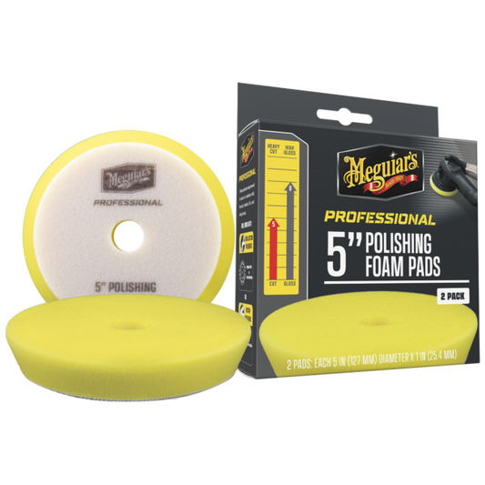 Meguiar's 5 INCH FOAM POLISHING PADS - 2 PACK