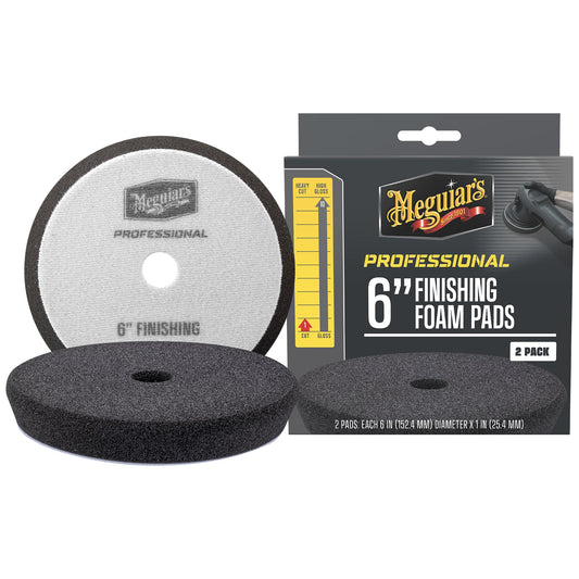 Meguiar's 6 INCH FINISHING FOAM PADS - 2 PACK