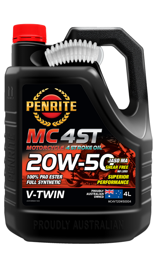 Penrite MC-4 V Twin 20W-50 Motorcycle Oil 4 Litre