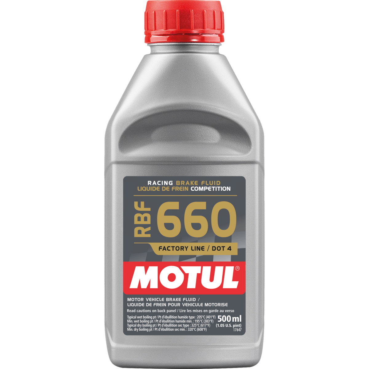 Motul RBF660 Factory Line Brake Fluid 0.5L