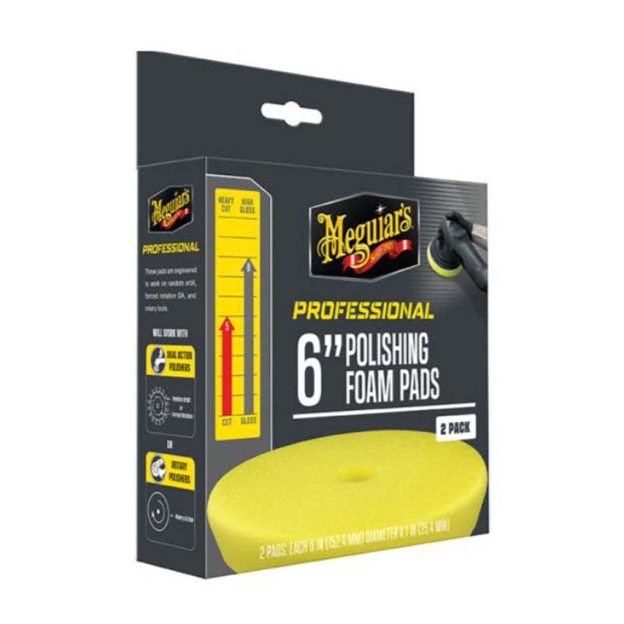 Meguiar's 6 INCH FOAM POLISHING PADS - 2 PACK