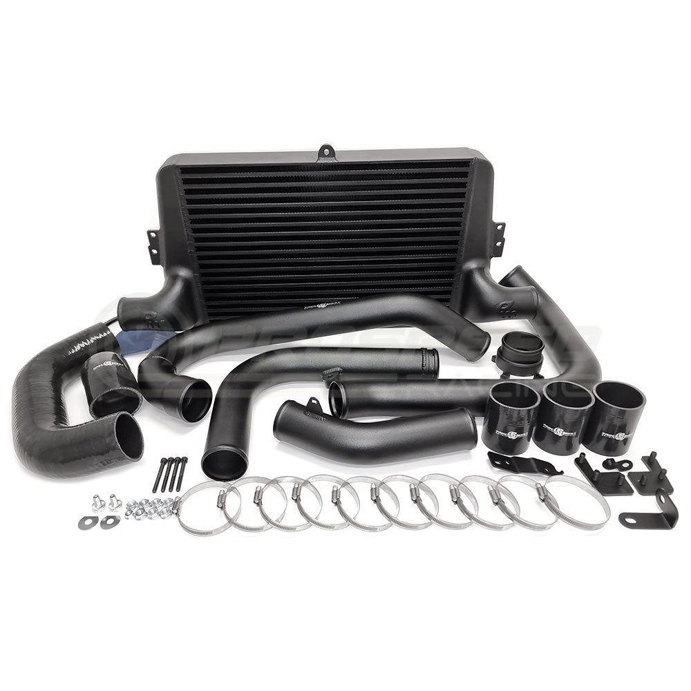 Process West Stage 1 Front Mount Intercooler Kit Black Subaru WRX VB VN 22+ PWFMIC10B