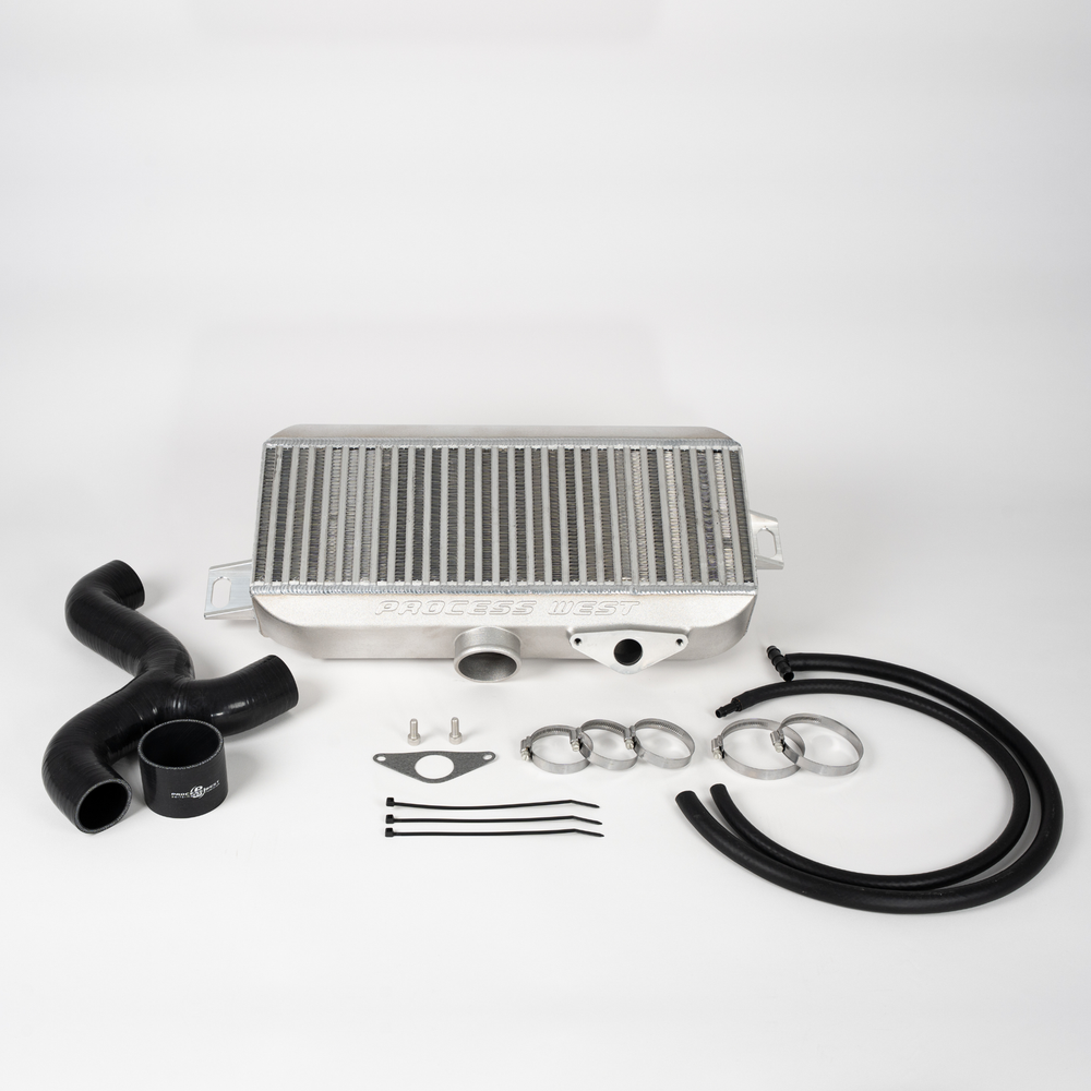 Process West Top Mount Intercooler Kit Black Subaru STI 08-21 PWTMIC06B