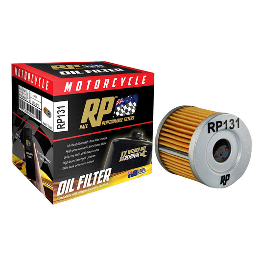 Race Performance Motorcycle Oil Filter RP131