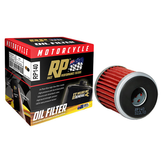 Race Performance Motorcycle Oil Filter RP140