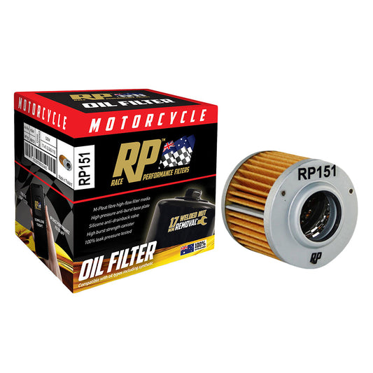Race Performance Motorcycle Oil Filter RP151