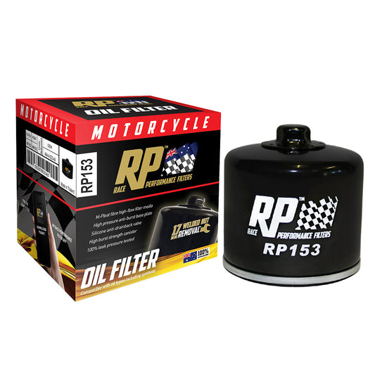Race Performance Motorcycle Oil Filter RP153