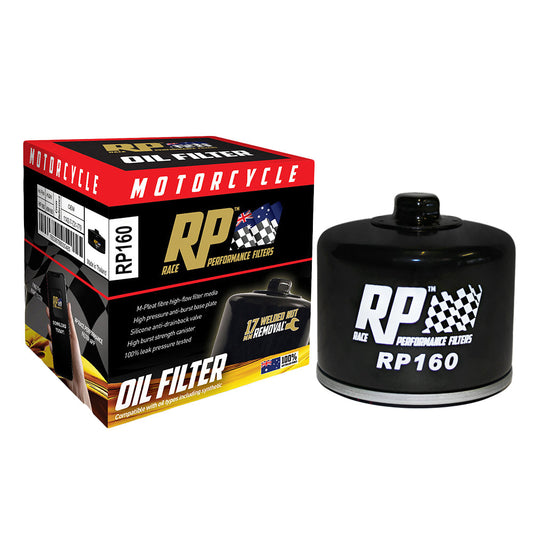 Race Performance Motorcycle Oil Filter RP160